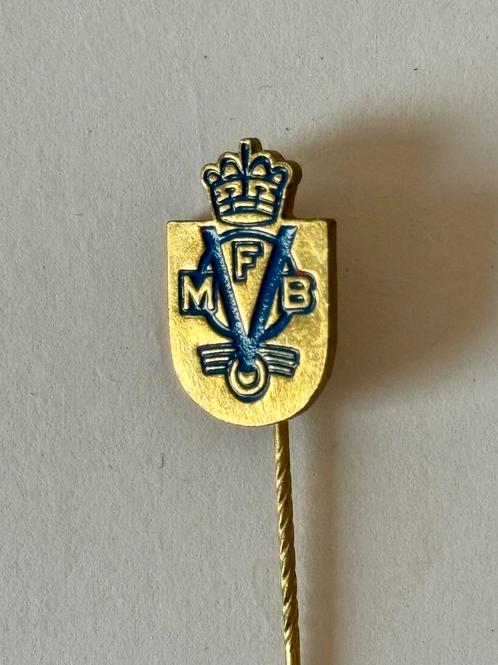 Metalen Speld Motoren fabriek Bach Baarn MFB, Verzamelen, Speldjes, Pins en Buttons, Zo goed als nieuw, Ophalen of Verzenden