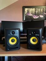 KRK Rokit 6 | Set van 2 | PERFECTE STAAT, Audio, Tv en Foto, Luidsprekers, Zo goed als nieuw, 120 watt of meer, Front, Rear of Stereo speakers