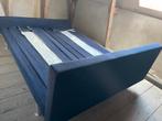 M Line boxspring basic bed,2 pers., Ophalen, Gebruikt, Blauw, 210 cm