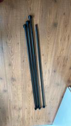 Ikea Hugad gordijnroeden 120-210 cm zwart, Huis en Inrichting, Ophalen, Zo goed als nieuw, 50 tot 100 cm, Minder dan 100 cm