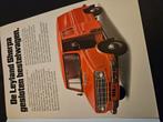 Brochure Leyland Sherpa, Ophalen of Verzenden, Zo goed als nieuw, Overige merken
