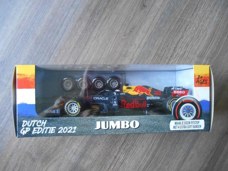 Jumbo Max Verstappen Red Bull racing RB16B 2021, Hobby en Vrije tijd, Modelauto's | 1:24, Nieuw, Auto, Bburago, Ophalen of Verzenden