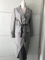 Grijs Wollen Mantelpakje van Sorelle, Kleding | Dames, Maat 38/40 (M), Kostuum of Pak, Sorelle, Ophalen of Verzenden