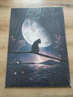 Te koop: Displate Cat, Moon and Stars poster - NIEUW, Ophalen, Rechthoekig Staand, Nieuw, A1 t/m A3