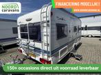 Hobby De Luxe 450 VOORTENT + RONDZIT + VASTBED, Caravans en Kamperen, Hobby, Bedrijf, 6 tot 7 meter, Tot en met 4