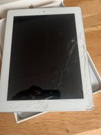 Ipad 16gb white met kapot scherm werkt wel, Computers en Software, Apple iPads, Gebruikt, Apple iPad, Wit, 16 GB