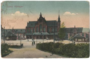 967138	Nijmegen	Station	1925	Gelopen met zegel              
