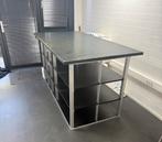 Werktafel 200x100x100cm (lxbxh) met opslag onder blad, Ophalen, Gebruikt