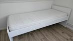 Bed 1 persoons 90x200 cm Ikea Släkt wit, Huis en Inrichting, Slaapkamer | Bedden, Ophalen, 90 cm, Eenpersoons, Wit