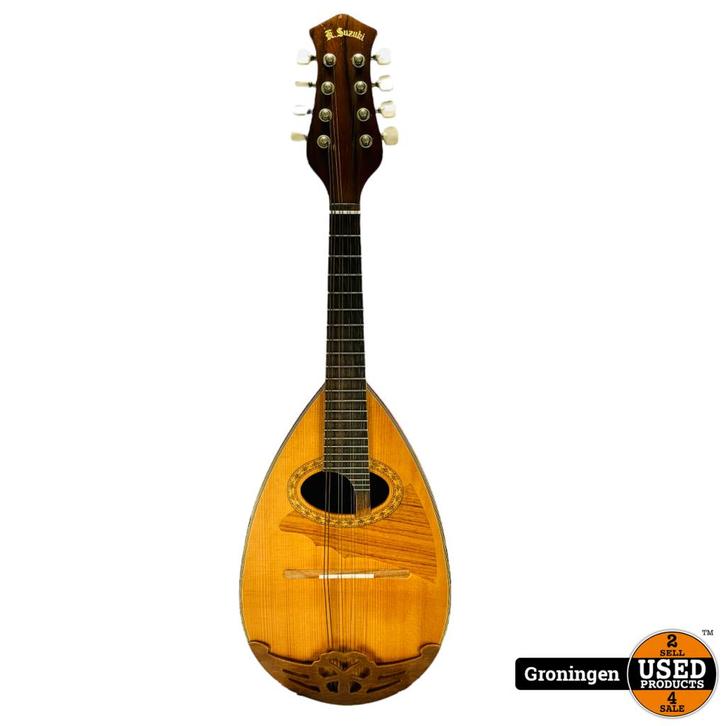 Kiso Suzuki MR-100 Vintage Bowl Back Mandoline, Muziek en Instrumenten, Overige Muziek en Instrumenten, Zo goed als nieuw