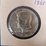 Zilveren half dollar Kennedy 1965, Postzegels en Munten, Munten | Amerika, Ophalen of Verzenden, Losse munt, Zilver