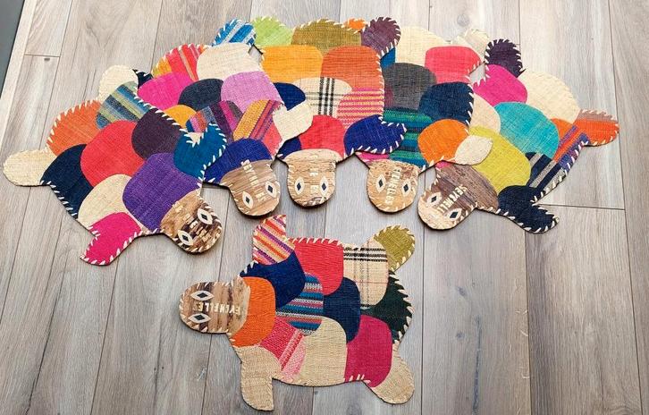 6 placemats TURTLE schildpad Onderzetter