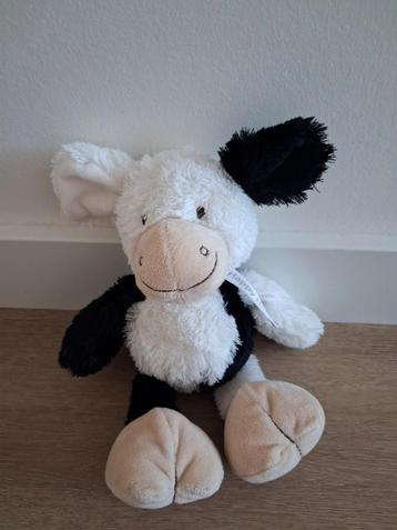 Knuffel koe Happy Horse zwart wit zacht 23 cm K9566 beschikbaar voor biedingen