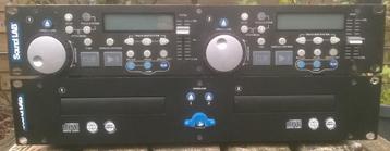 CD-speler 19 inch SoundLab dubbele speler beschikbaar voor biedingen