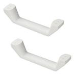 Handgreep set kunststof wit voor caravan / camper L=180, Caravans en Kamperen, NB, Ophalen of Verzenden, Zo goed als nieuw, NB