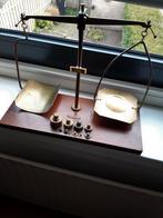 Te koop,antieke weegschaal, Ophalen of Verzenden, Gebruikt, 1 tot 500 gram, Minder dan 10 kg