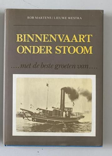 boek geschiedenis binnenvaart: onder stoom hardcover beschikbaar voor biedingen