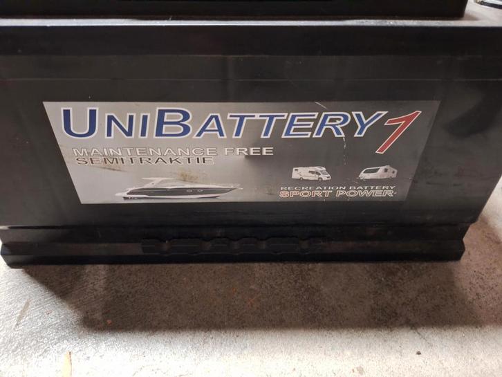 UniBattery 1 Accu - 100Ah - Semitraktie, Auto-onderdelen, Accu's en Toebehoren, Gebruikt, Ophalen