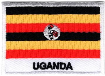 Uganda stoffen opstrijk patch embleem beschikbaar voor biedingen