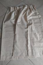 2 Beige HEMA Gordijnen - 75x132 cm per stuk, 100 tot 150 cm, Ophalen of Verzenden, Zo goed als nieuw, 100 tot 150 cm