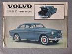 Leaflet VOLVO 122S Twee-deurs -  1963 NL., Ophalen of Verzenden, Gelezen, Volvo