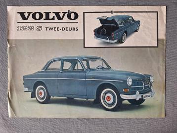 Leaflet VOLVO 122S Twee-deurs -  1963 NL. beschikbaar voor biedingen