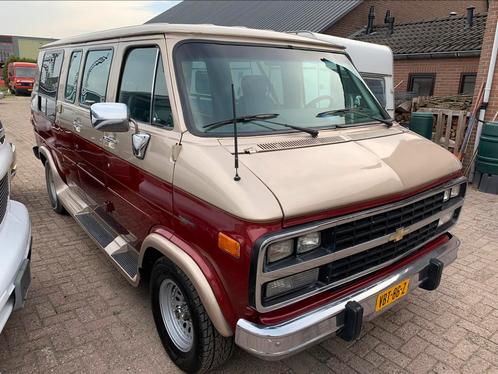 1993 Chevrolet G20 Chevy van grijs kenteken LPG 149k mls, Auto's, Chevrolet, Bedrijf, Chevy Van, Trekhaak, LPG, Overige carrosserieën