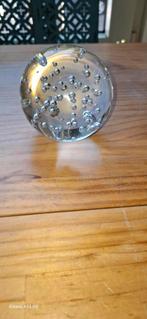 Mooie glazen press paper met bubbels, Ophalen of Verzenden