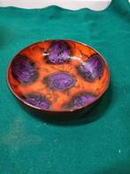 Schaaltje retro paars rood aardewerk, Huis en Inrichting, Keuken | Servies, Ophalen of Verzenden, 'T Olde Gre-j, Info@toldegrej.nl