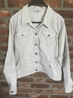 Ecru spijkerjasje maat 48/50 zgan, Kleding | Dames, Grote Maten, Ophalen of Verzenden, Zo goed als nieuw, Beige, Jasje of Colbert
