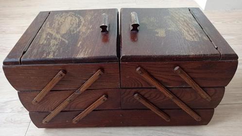 Naaikist antiek, Antiek en Kunst, Curiosa en Brocante, Ophalen of Verzenden