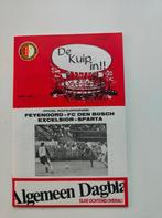 Feyenoord - FC Den Bosch Excelsior - Sparta dubbel programma, Verzenden, Zo goed als nieuw, Feyenoord, Overige typen