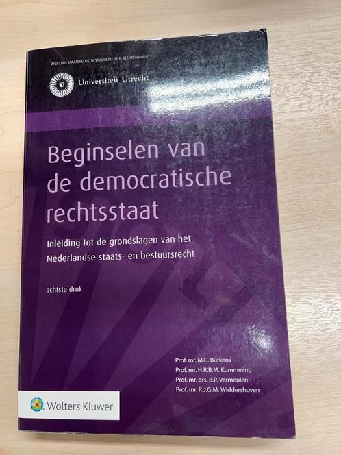 Democratische rechtsstaat studieboek, Boeken, Studieboeken en Cursussen, Zo goed als nieuw, WO, Gamma, Ophalen of Verzenden