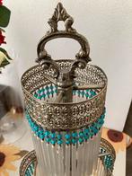 Vintage kralen lamp., Ophalen of Verzenden, Gebruikt, Overige materialen, Vintage