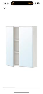 Spiegelkast badkamer, Huis en Inrichting, Badkamer | Badkamermeubels, Ophalen, Spiegelkast, 50 tot 100 cm, Zo goed als nieuw