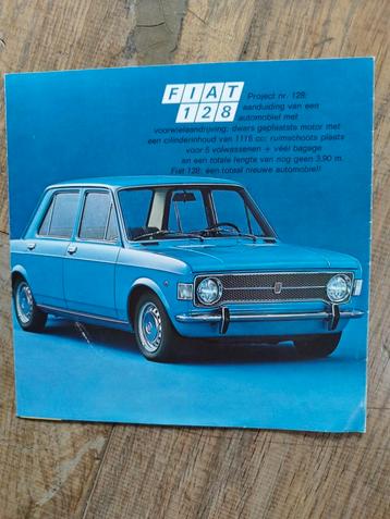 Fiat 128 Brochure - 1972 beschikbaar voor biedingen
