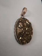 Mooie 925 hanger met ruw pyriet, Overige voorstellingen, Verzenden, Nieuw, Met edelsteen