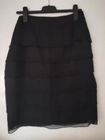 rok,zwart,stroken,maat 40,zgan,feest,sexy,rokje,Carnaval, Kleding | Dames, Rokken, Maat 38/40 (M), Zwart, Ophalen of Verzenden