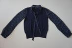 Trui / blouse Papaya blauw met bloemen maat 38 / M, Maat 38/40 (M), Blauw, Ophalen of Verzenden, Zo goed als nieuw