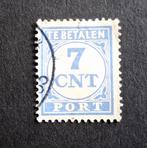 Nederland 1921 nvph P71 Portzegel 7ct, Postzegels en Munten, Postzegels | Nederland, Ophalen of Verzenden, Gestempeld