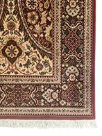 Vintage Perzisch wol Mirab Isfahan vloerkleed red 113x161cm, Persian Perzisch vintage oosters hype, 100 tot 150 cm, Crème, Ophalen of Verzenden