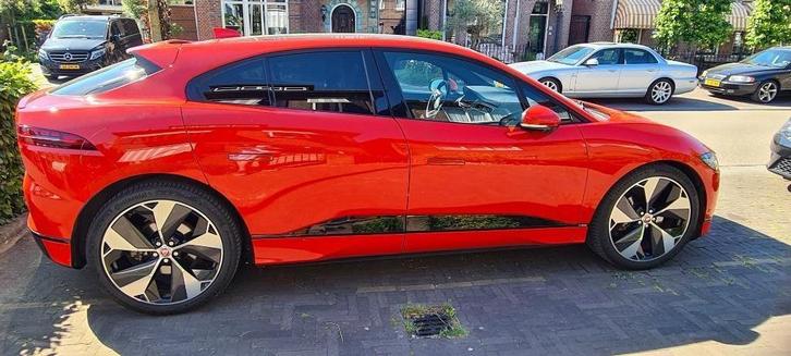 Jaguar I-PACE Ev400 400pk AWD Aut 2018 Rood, Auto's, Jaguar, Particulier, I-PACE, 360° camera, 4x4, ABS, Achteruitrijcamera, Adaptieve lichten