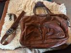 Cowboysbag bruin, Sieraden, Tassen en Uiterlijk, Tassen | Damestassen, Ophalen of Verzenden, Gebruikt, Bruin, Handtas