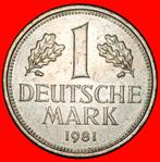 Ⰿ NOT COMMUNIST (1950-2001): GERMANY 1 MARK 1981D BAVARIA!, Ophalen of Verzenden, Duitsland, Losse munt