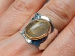Vanoli 925 zilveren ring met rutielkwarts maat 18,5, Sieraden, Tassen en Uiterlijk, Daiva1973@hotmail.com, 18 tot 19, Vanoli, Overige kleuren
