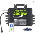 Rockcore Micro Solar Inverter - zgan Omvormer 2000 watt, Ophalen, Zo goed als nieuw, Overige typen, 200 wattpiek of meer