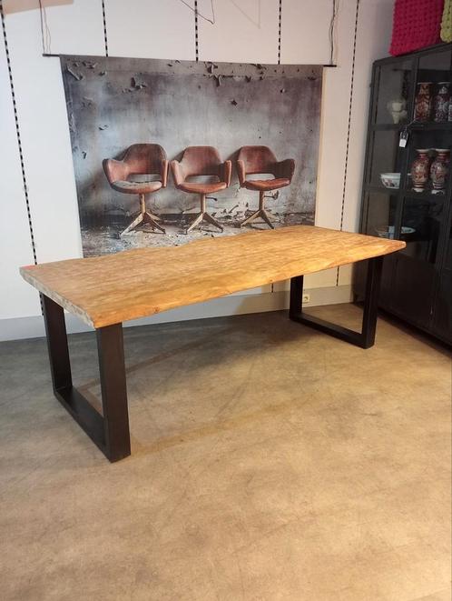 Nieuwe icatchers Mercury boomstamtafel 220-100cm mango €400, Huis en Inrichting, Woonaccessoires | Overige, Nieuw, Ophalen