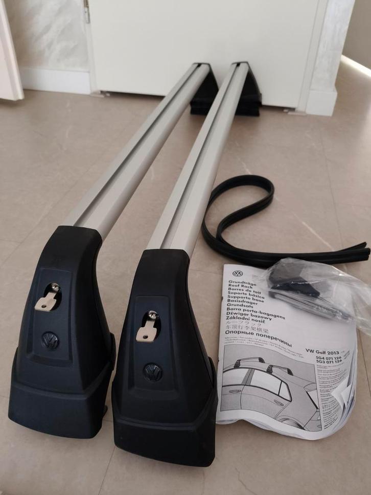 Nieuw in doos Origineel Volkswagen VW Golf 7 VII dakdragers, Auto diversen, Dakdragers, Nieuw, Ophalen of Verzenden