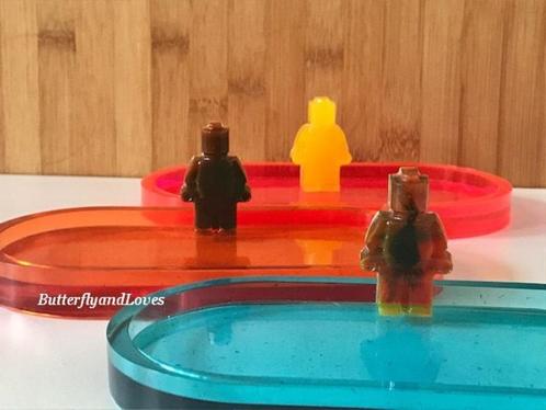 Uniek dienblad Lego schaaltje decoratie onderzetter Epoxy, Huis en Inrichting, Woonaccessoires | Dienbladen, Nieuw, Overige materialen