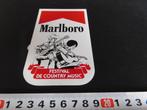 sticker marlboro festival de country music - strip, Verzamelen, Stickers, Ophalen, Zo goed als nieuw, Bedrijf of Vereniging